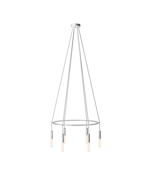 Lustre Cage avec 6 bras P-Light