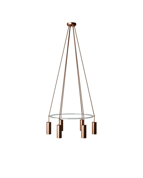 Lustre Cage avec 6 bras Tub-E14