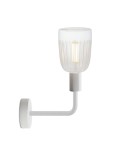 Lampe Fermaluce Elle en métal avec ampoule Crystal