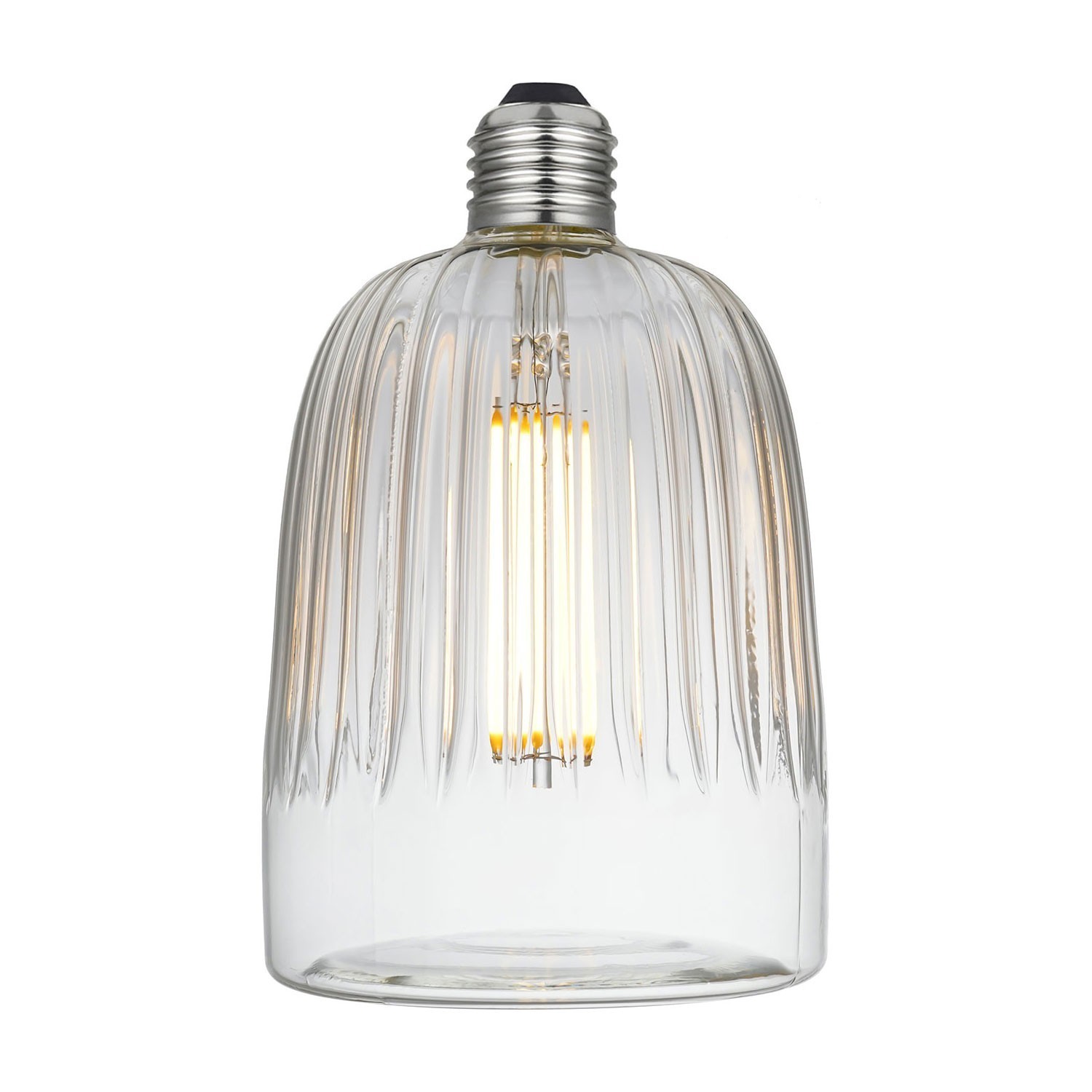 Lampe Fermaluce Elle en métal avec ampoule Crystal