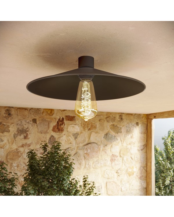 Lampe de plafond avec abat-jour en métal Swing - Waterproof IP44