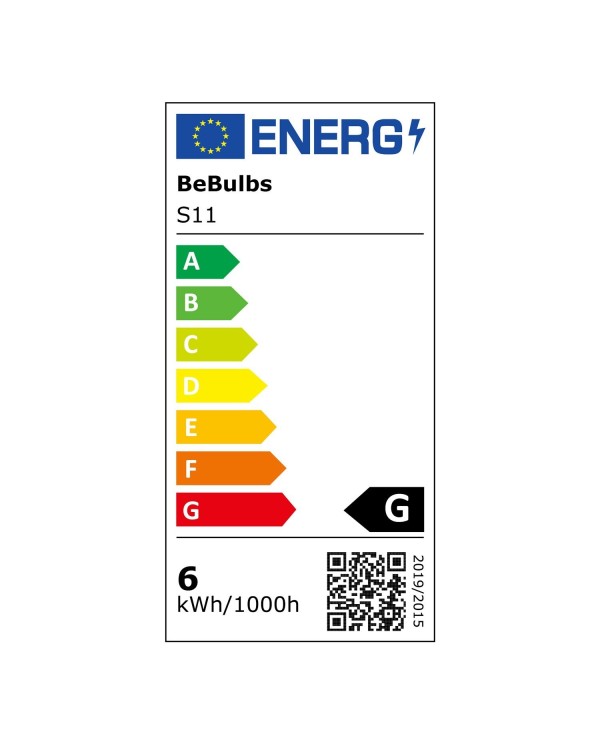 Ampoule LED Effet Porcelaine IRC 90 Linéaire S14d - longueur 300 mm 6W 470Lm 2700K Dimmable - S11