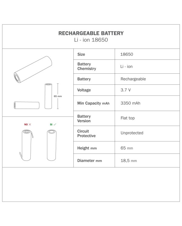 Lampe portative LED rechargeable Cabless01 avec ampoule globo G125