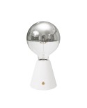 Draagbare en oplaadbare Cabless01 LED-lamp met zilveren Half Sphere lichtbron