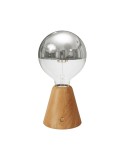 Draagbare en oplaadbare Cabless01 LED-lamp met zilveren Half Sphere lichtbron