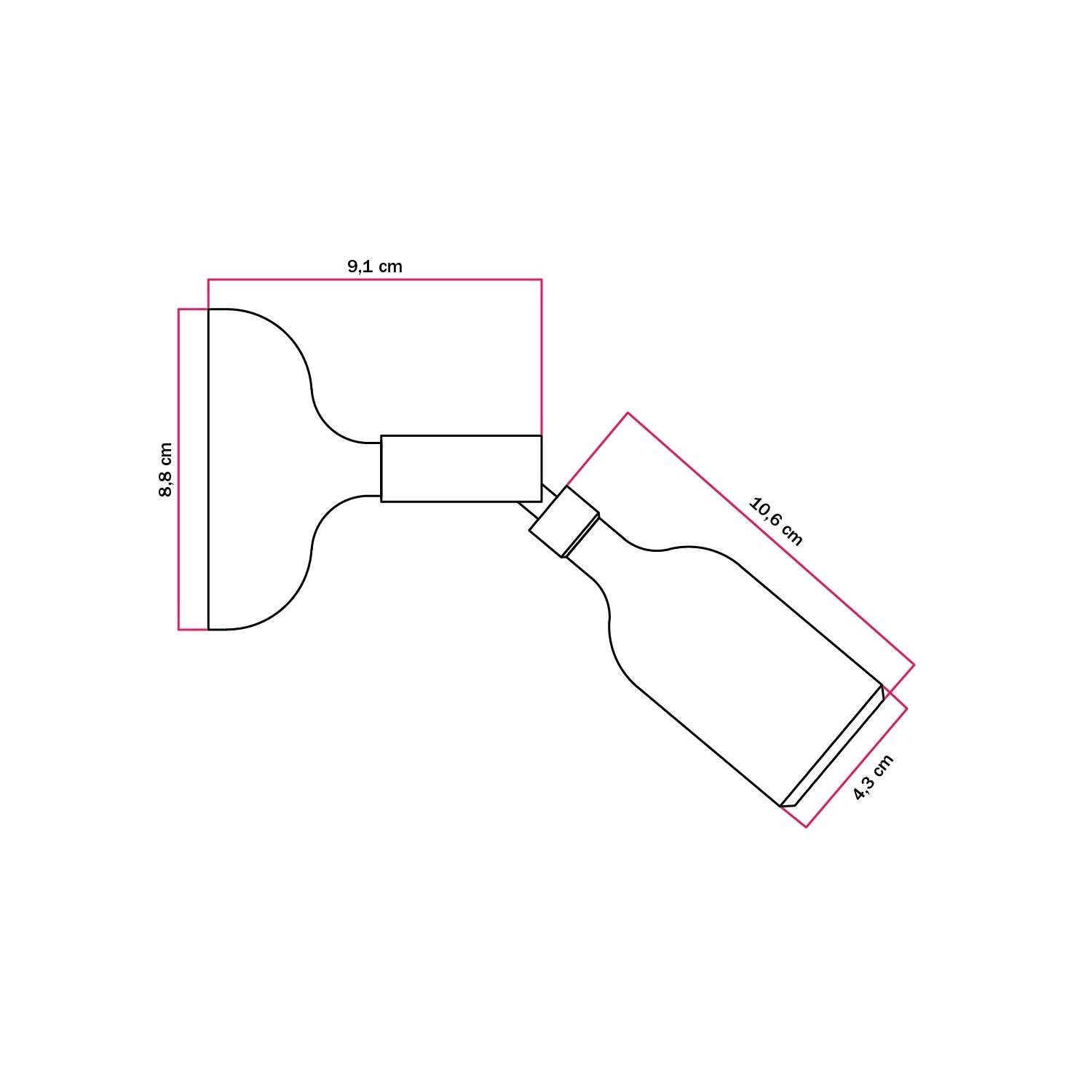 Siliconen Fermaluce lamp met scharnier