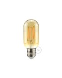 Ampoule Dorée Valve LED T45 5W 360Lm E27 2000K Dimmable