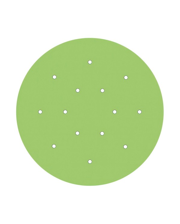 Rosace XXL Rose-One rond de 400 mm de diamètre avec 14 trous et 4 trous latéraux