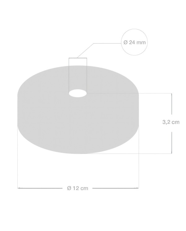 Houten plafondkap kit voor 2XL snoer