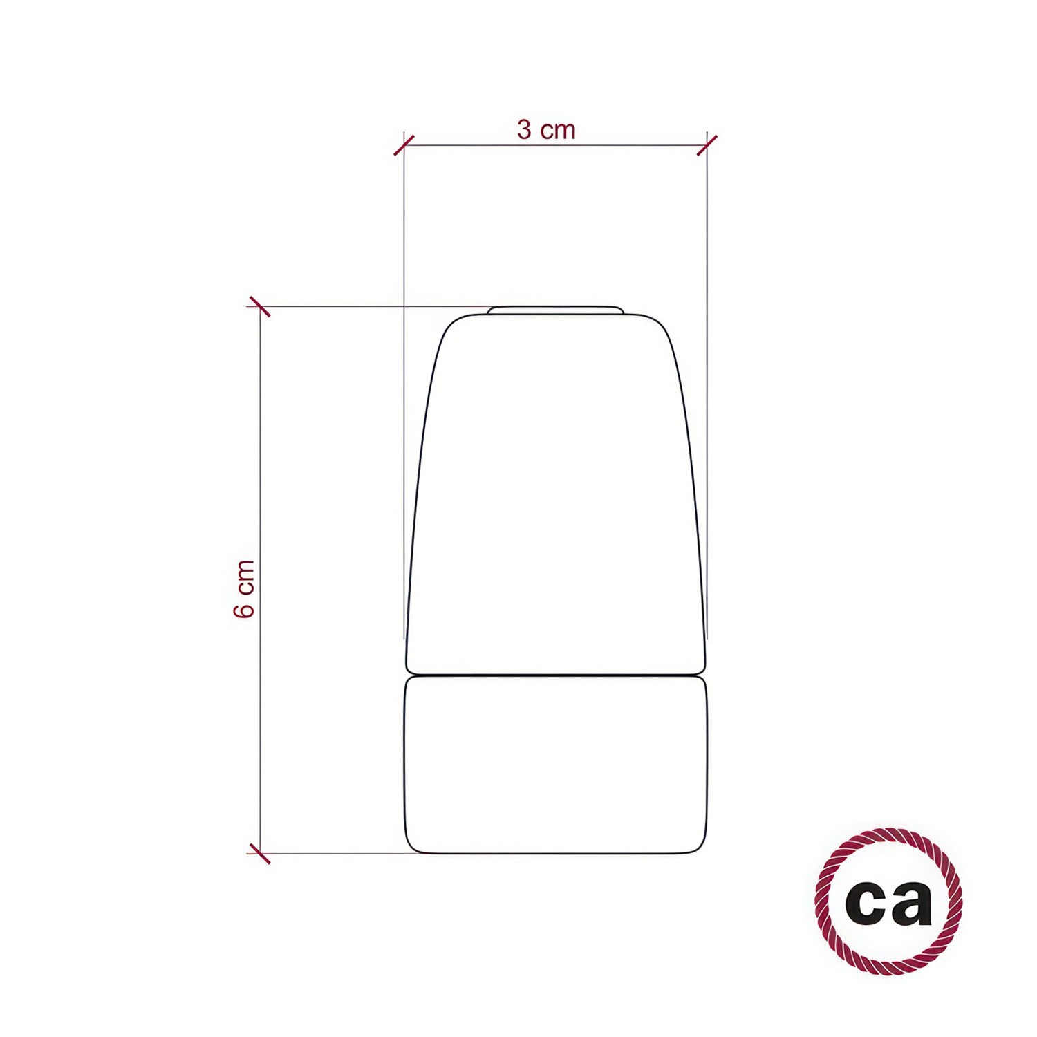 Kit douille E14 en porcelaine