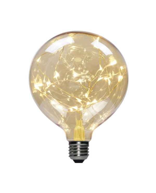 Ampoule LED Globo G125 - Mille Lumières Or - 2W 40Lm E27 2000K