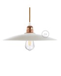 Abat-jour plat céramique - Made in Italy