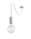 EIVA ELEGANT Suspension d'extérieur avec 5m câble textile, décentreur, rosace et douille en silicone étanche IP65