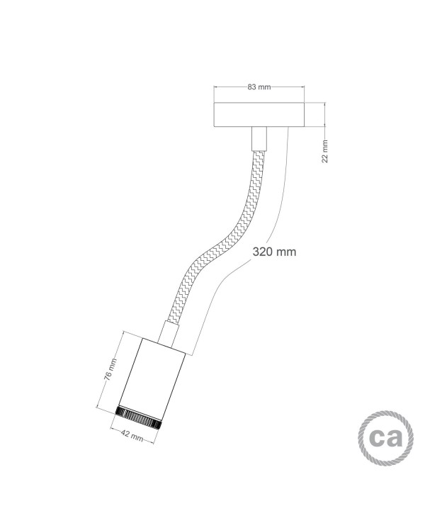 Lampe Mini spot SPOTLIGHT GU1d0 Flex 30 murale ou de plafond