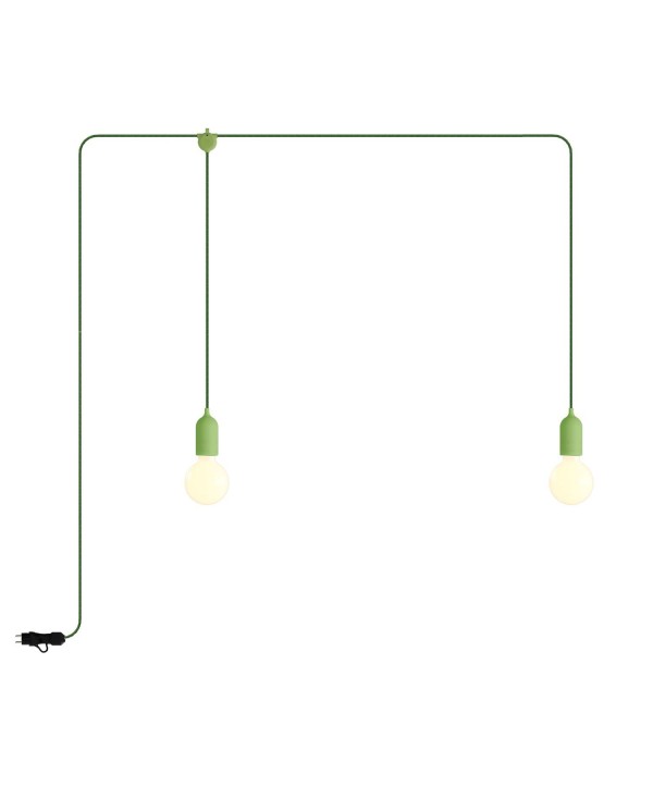 F-Snake EIVA Draagbare buitenlamp IP65 met 2 lampen