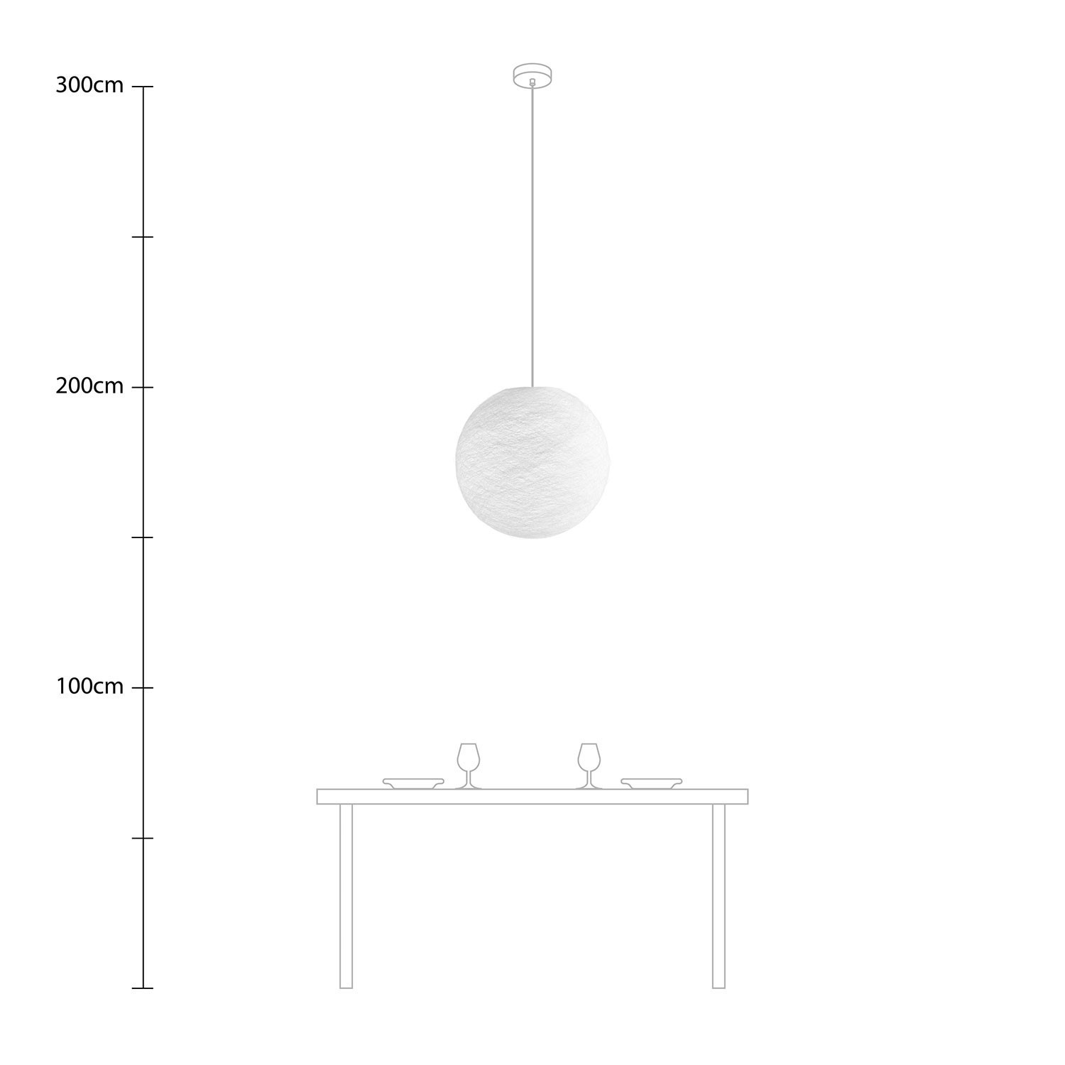 Handgemaakte Sphere Light geweven lampenkap