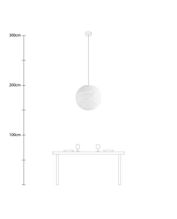 Abat-jour Sfera Light tissé à la main