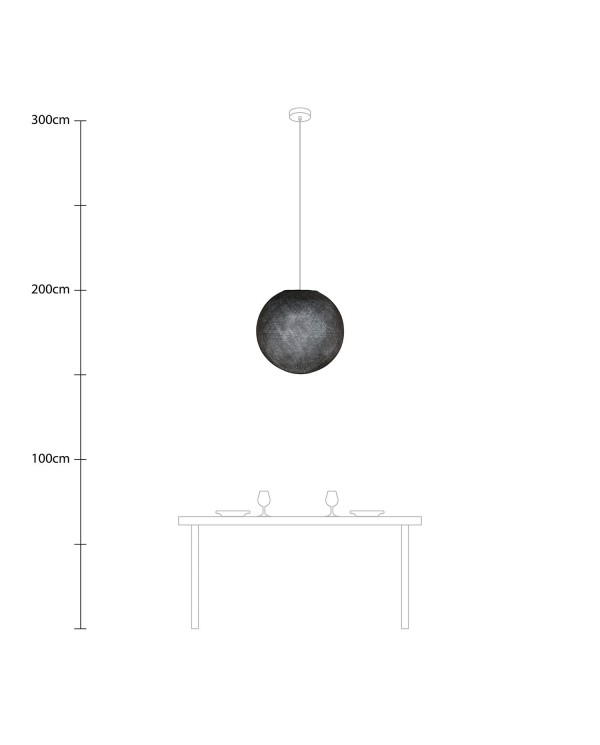 Handgemaakte Sphere Light geweven lampenkap