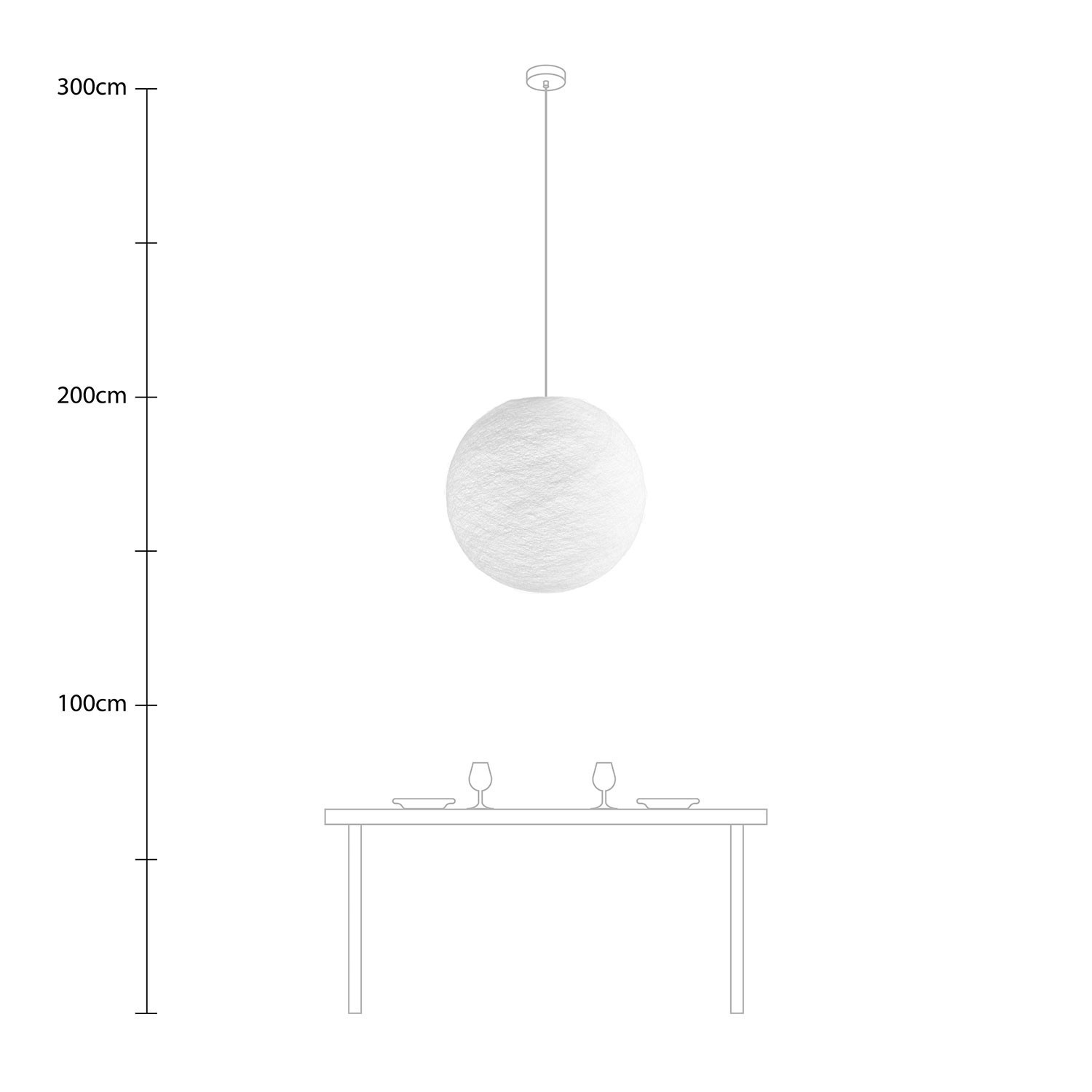 Handgemaakte Sphere Light geweven lampenkap