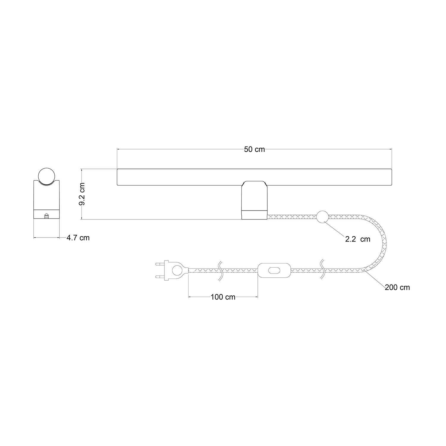 Spostaluce esse14 lamp met S14d fitting