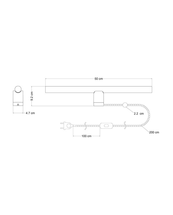 Spostaluce esse14 lamp met S14d fitting