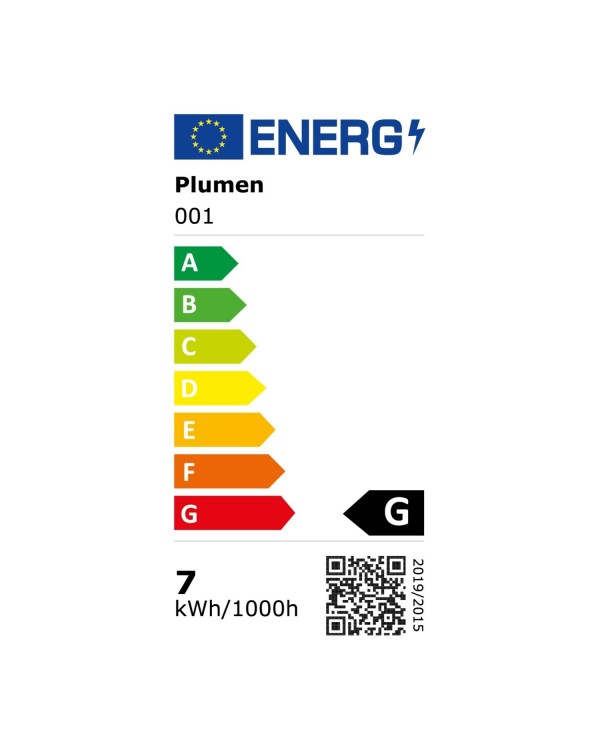 Ampoule LED Plumen 001 6,5W 500Lm E27 3500K Dimmable