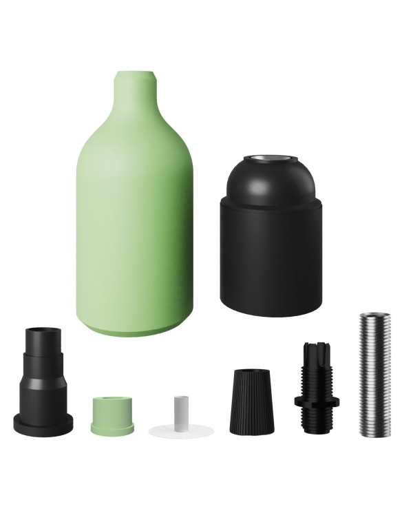 Kit douille E27 en silicone avec serre-câble dissimulé