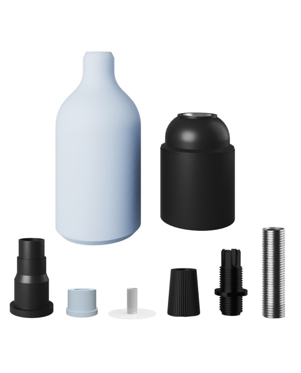 Kit douille E27 en silicone avec serre-câble dissimulé