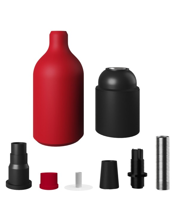 Kit douille E27 en silicone avec serre-câble dissimulé