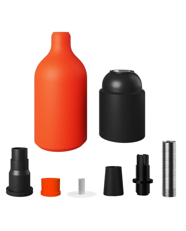 Kit douille E27 en silicone avec serre-câble dissimulé