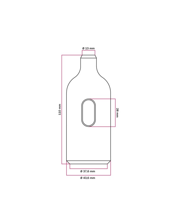 Kit douille E27 en silicone avec interrupteur et serre-câble dissimulés