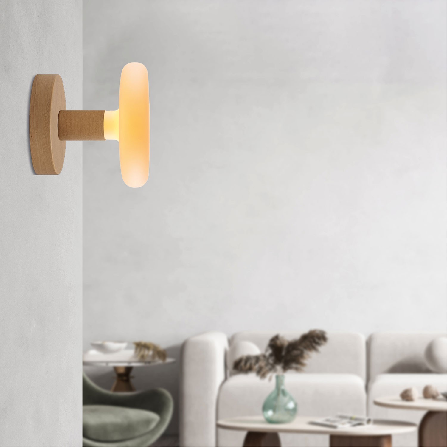 Lampe Fermaluce en bois avec ampoule Dash