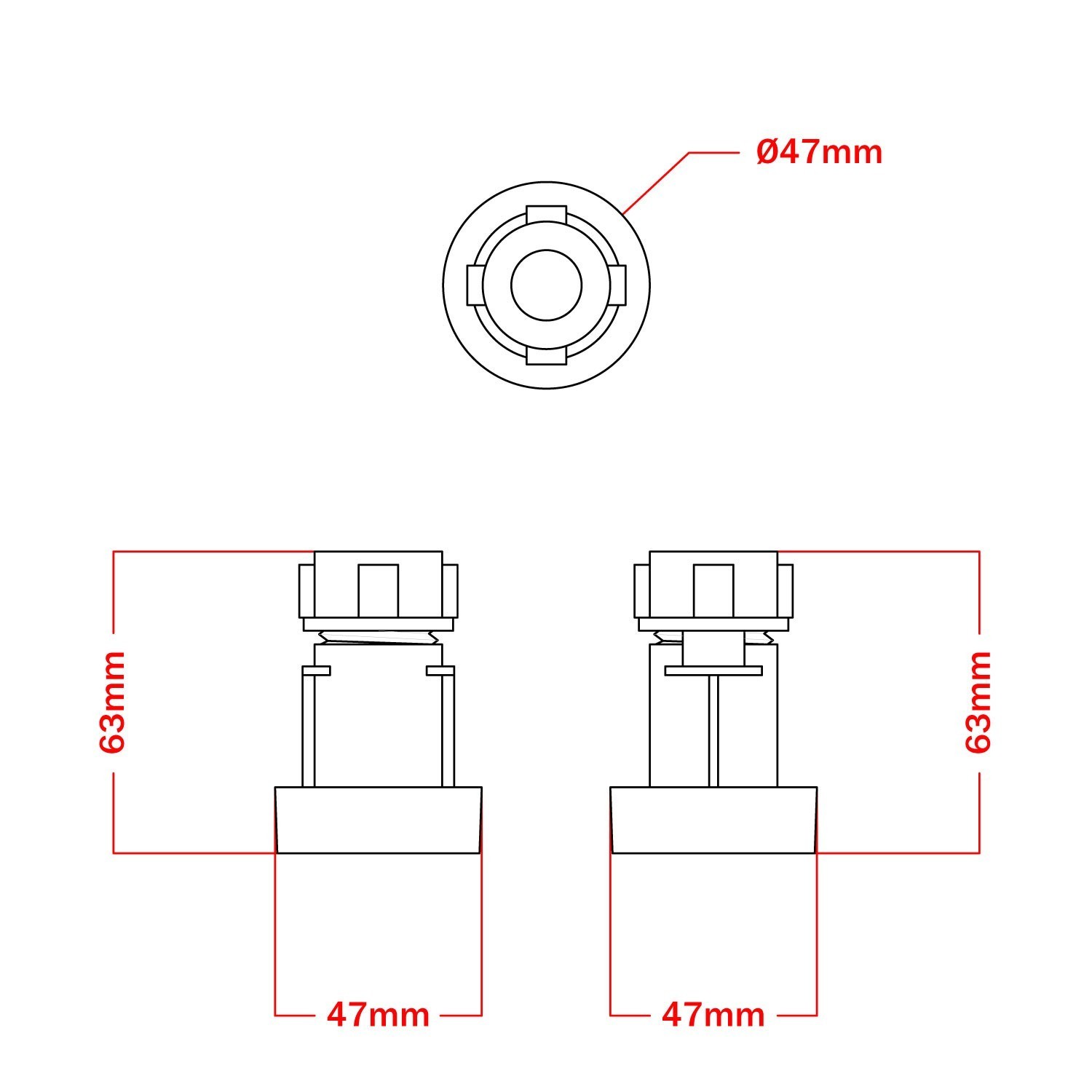 E27 zwart plastic 250 V prikfitting voor gekleurde textiel prikkabel