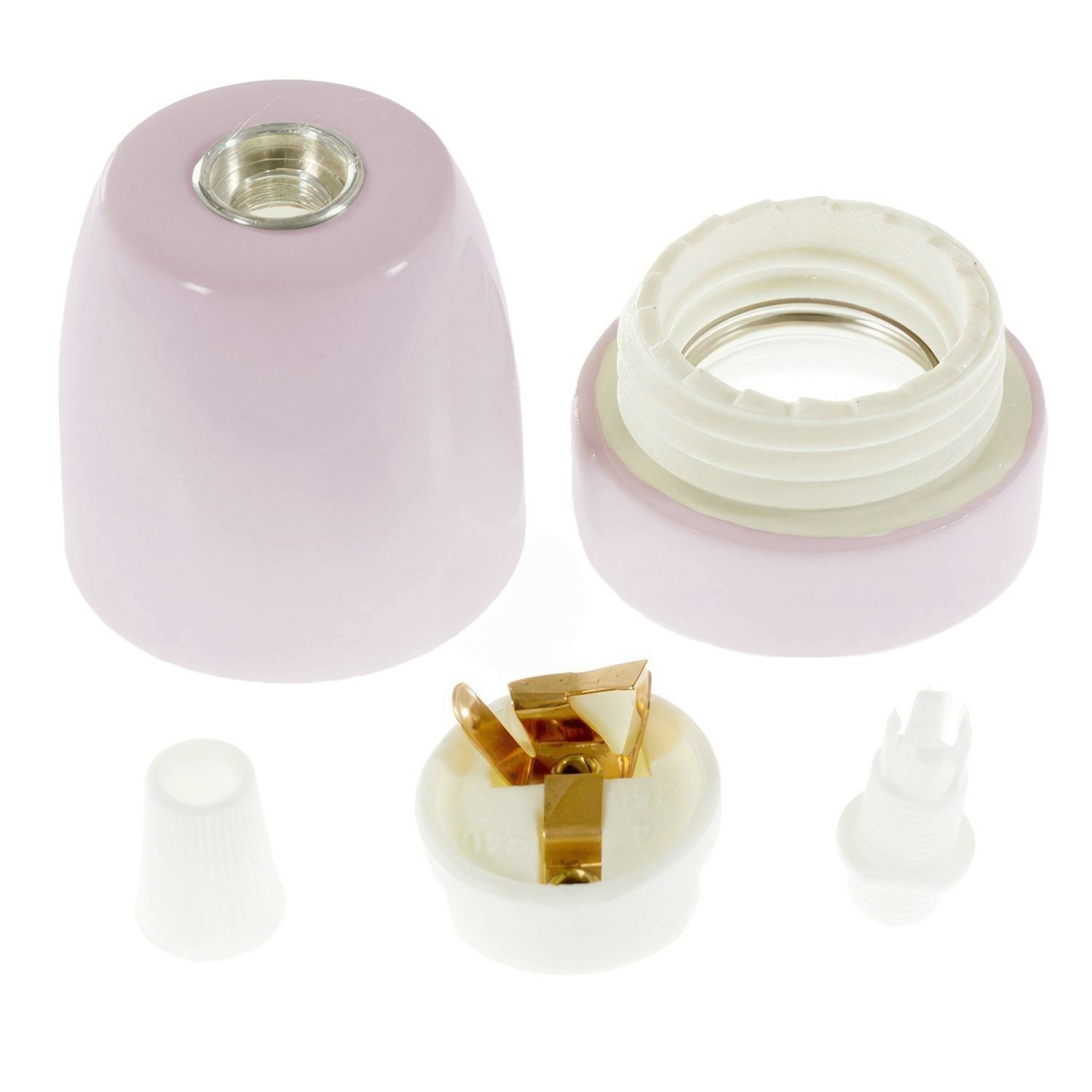 Kit douille E27 en porcelaine