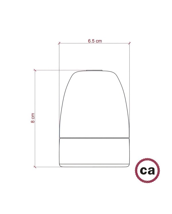 Kit douille E40 en porcelaine