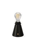 Lampe portative et rechargeable Cabless11 avec ampoule goutte d'eau et emplacement pour abat-jour