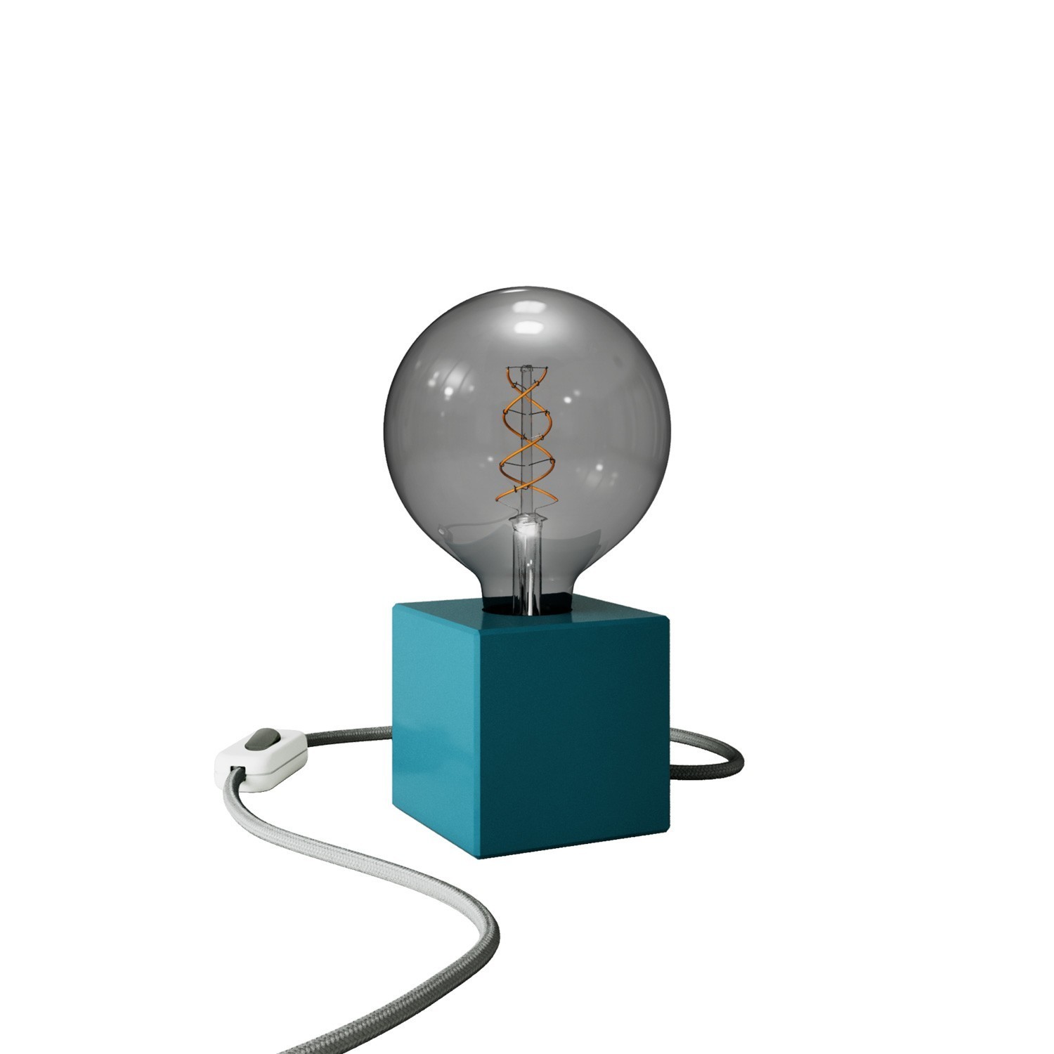 Lampe de table bleue - Cubetto