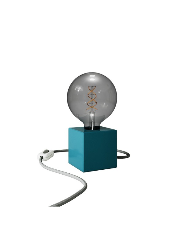 Lampe de table bleue - Cubetto