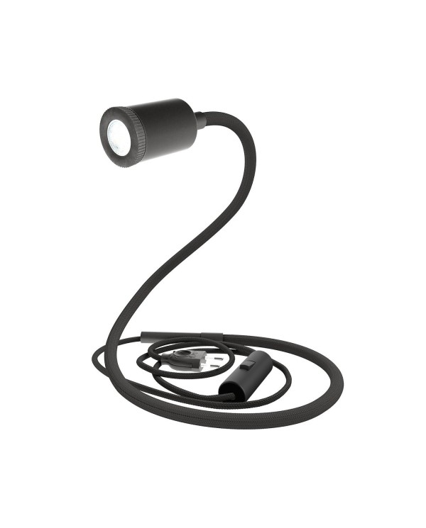 GU1d-one flexibele lamp zonder voet met mini LED-spot