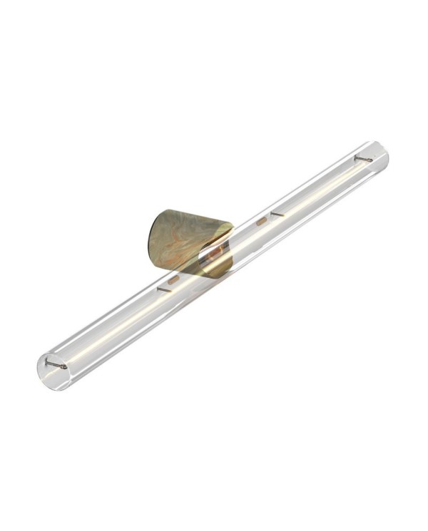 Applique ou plafonnier esse14 pour ampoule LED linéaire S14d - Waterproof IP44