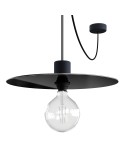 EIVA ELEGANT Hanglamp met 5 m textielkabel, Ellepì lampenkap, plafondkap en fitting in IP65 waterdicht siliconen