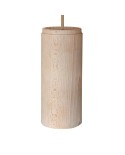 Tub-E27, houten lampenkap voor spotlamp met dubbele ring E27 fitting