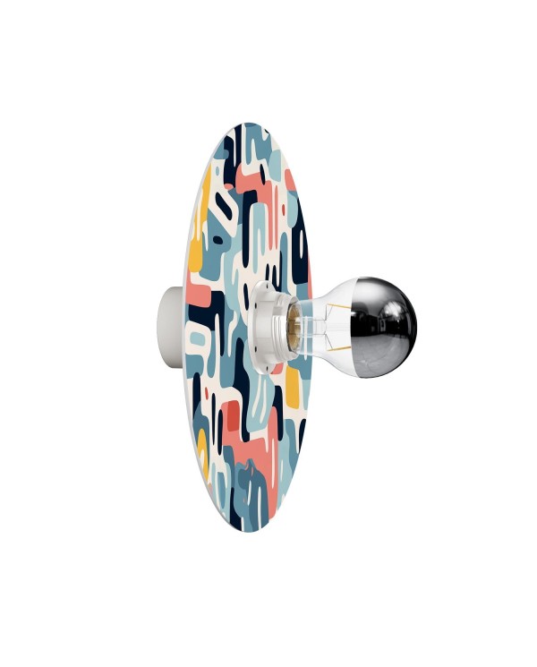 Lampe murale ou de plafond avec abat-jour à motifs géométriques  'Kaleidoscope' - Waterproof IP44