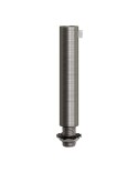 Serre-câble cylindrique en métal long 7 cm avec tige, écrou et rondelle