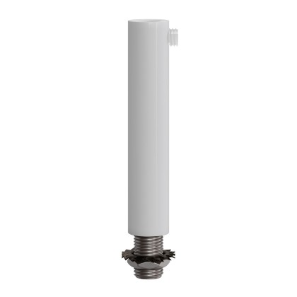 Serre-câble cylindrique en métal long 7 cm avec tige, écrou et rondelle