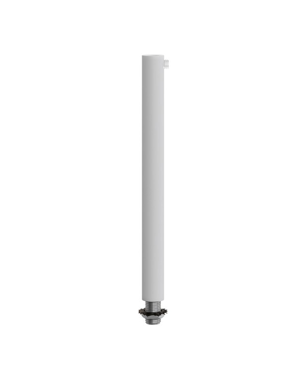 Serre-câble cylindrique en métal long 15 cm avec tige, écrou et rondelle