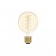 Ampoule Dorée LED Carbon Line avec filament en spirale Globe G80 4W 250Lm E27 1800K Dimmable - C05