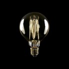 Ampoule Dorée LED Carbon Line Filament Cage Globe G95 7W 640Lm E27 2700K Dimmable - C55