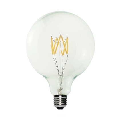 LED Lamp helder B04 5V Collectie Kort filament G125 1,3W E27 Dimbaar 2500K