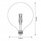 Ampoule LED Effet Porcelaine IRC 95 G150 7W 640Lm E27 2700K Dimmable - P05